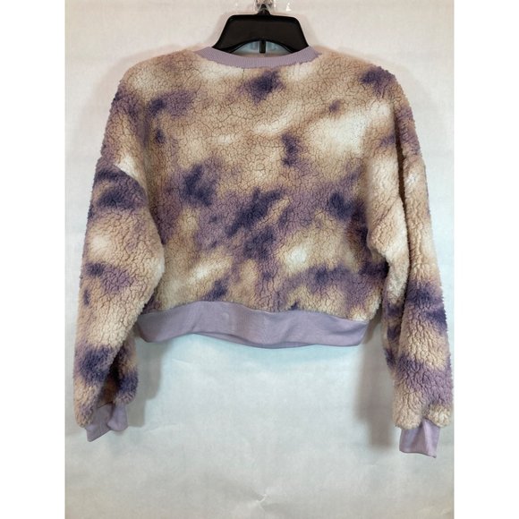 Stay effortlessly cozy in our women's classic long sleeve L Purple sweatshirt, c - Picture 4 of 5